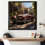 Expressionist Vintage Car Spirit - Car Vintage Canvas Wall Art