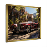 Expressionist Vintage Car Spirit - Car Vintage Canvas Wall Art