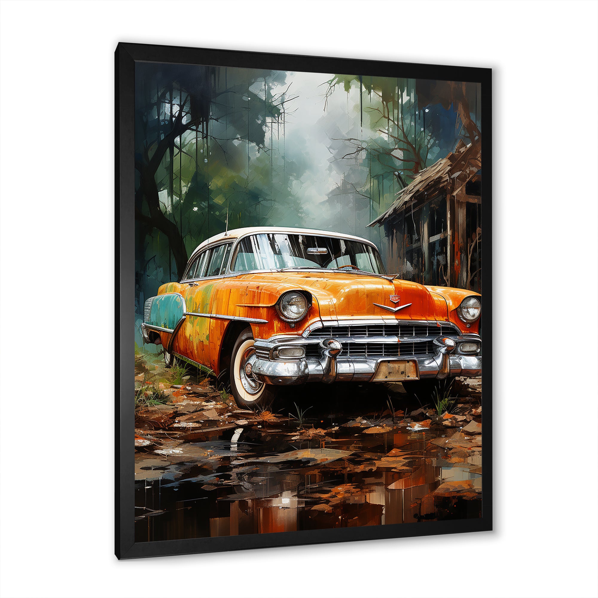 Symbolic Vintage Car Charm - Car Vintage Canvas Wall Art