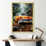 Symbolic Vintage Car Charm - Car Vintage Canvas Wall Art