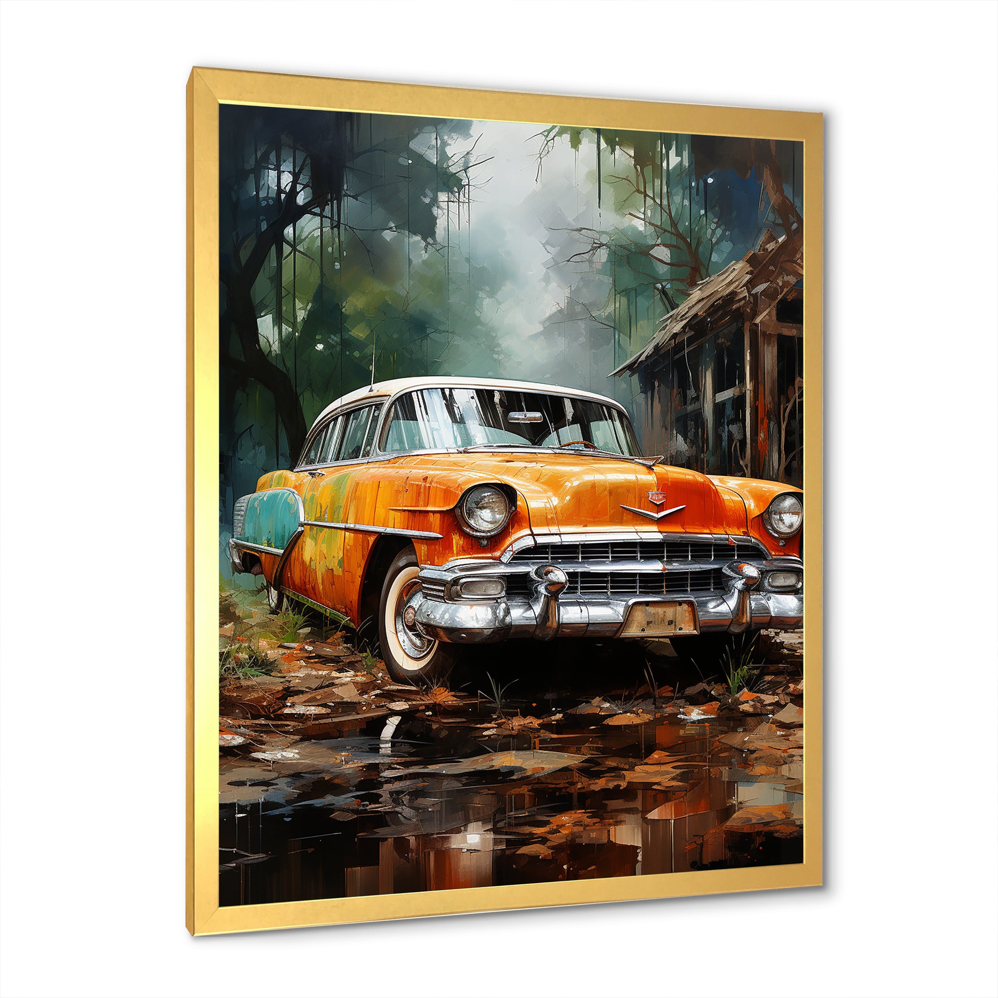 Symbolic Vintage Car Charm - Car Vintage Canvas Wall Art