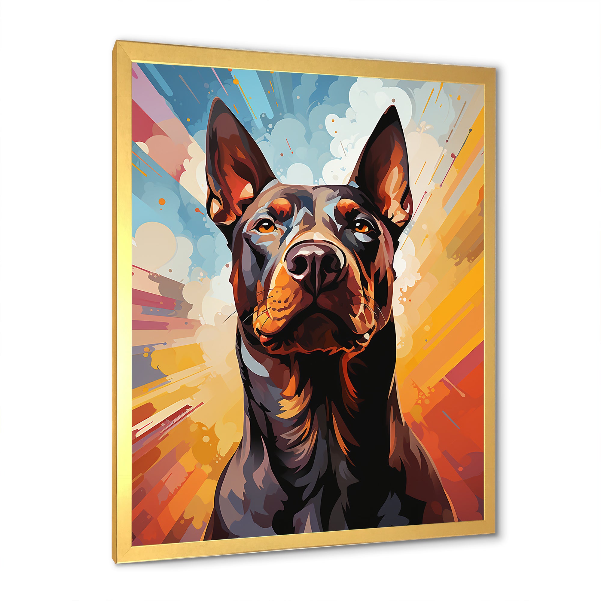 Bull Terrier Boldness - Dog Wall Art Prints