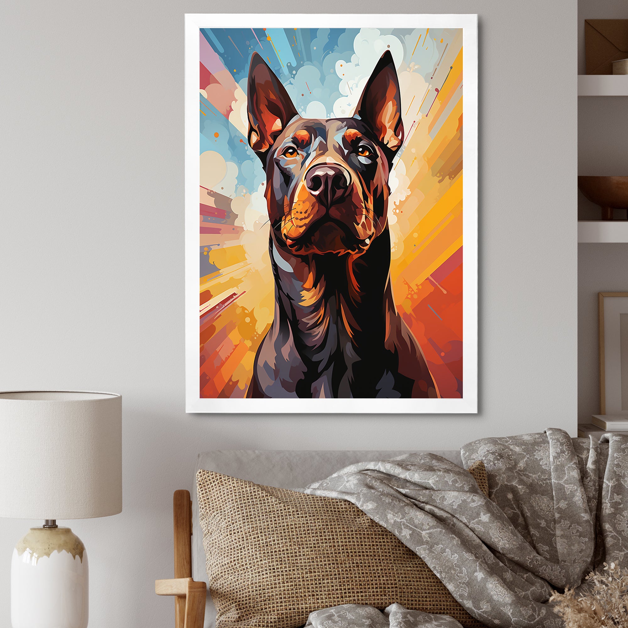Bull Terrier Boldness - Dog Wall Art Prints
