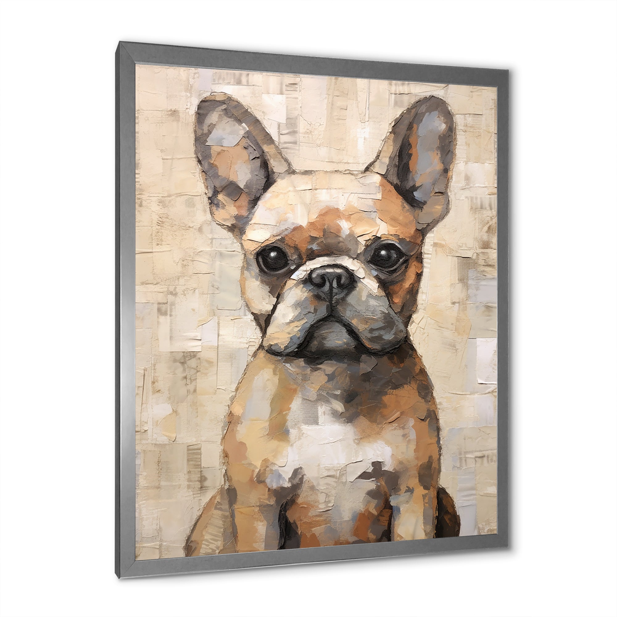 Boston Terrier Playful Portrait - Dog Wall Decor
