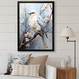 Peaceful Winged Beauty - Bird Floral Living Room Wall Art