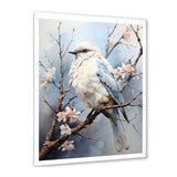 Peaceful Winged Beauty - Bird Floral Living Room Wall Art
