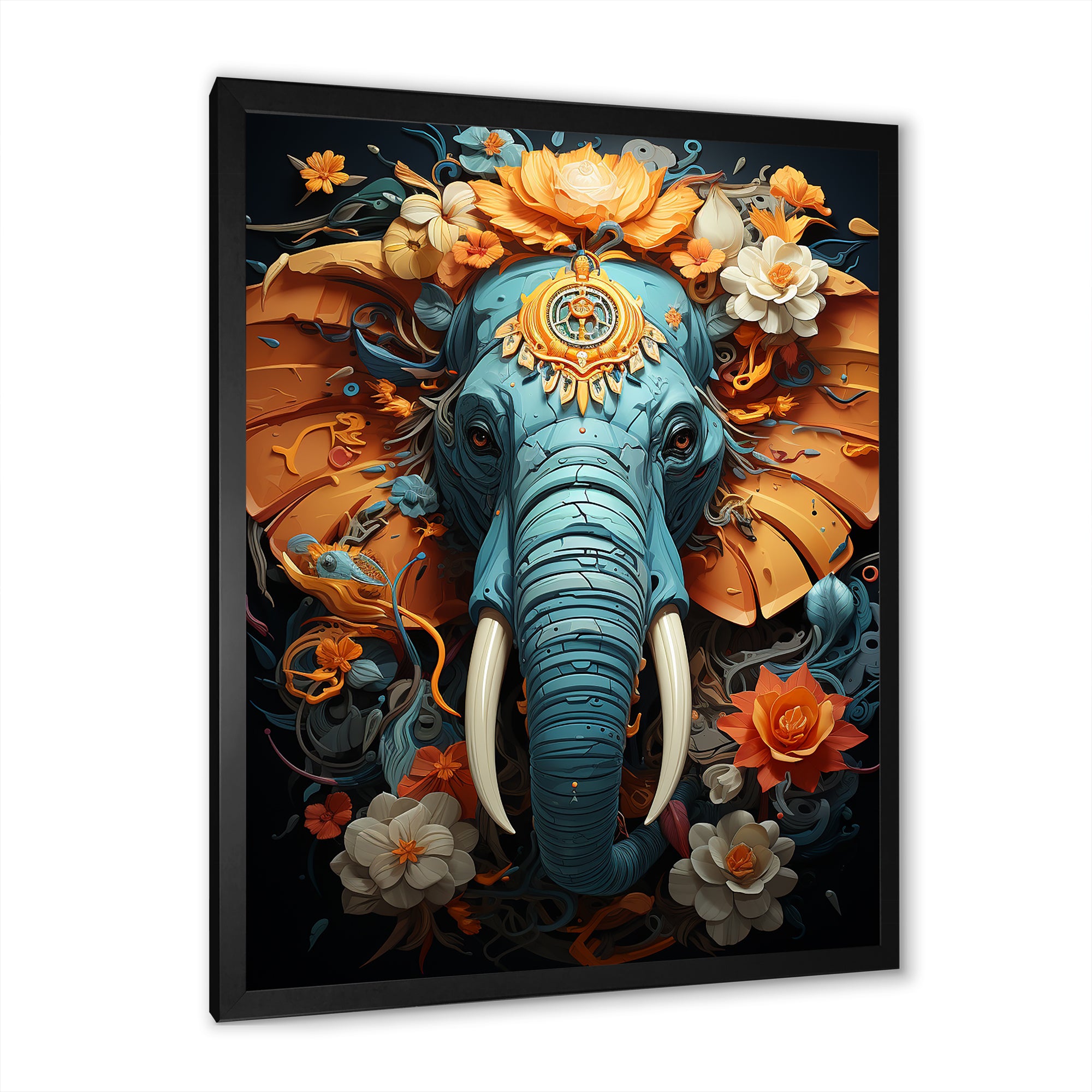 Urban Graffiti Pachyderms - Elephant Home Decor Art