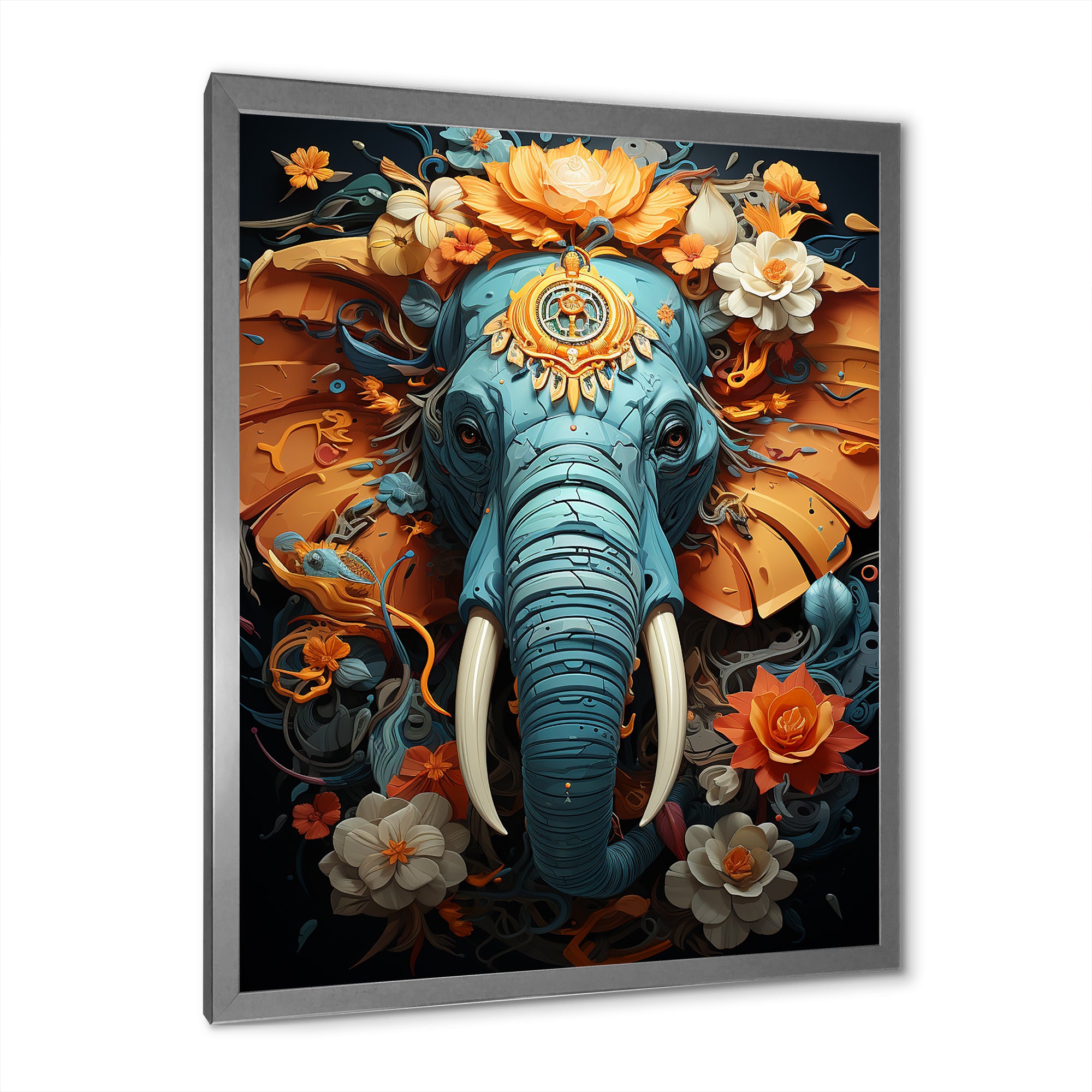 Urban Graffiti Pachyderms - Elephant Home Decor Art