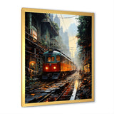 Luxurious Relaxing Train Journey I - Train Canvas Wall Art