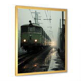 Comforting Moody Train Journey - Train Canvas Wall Art