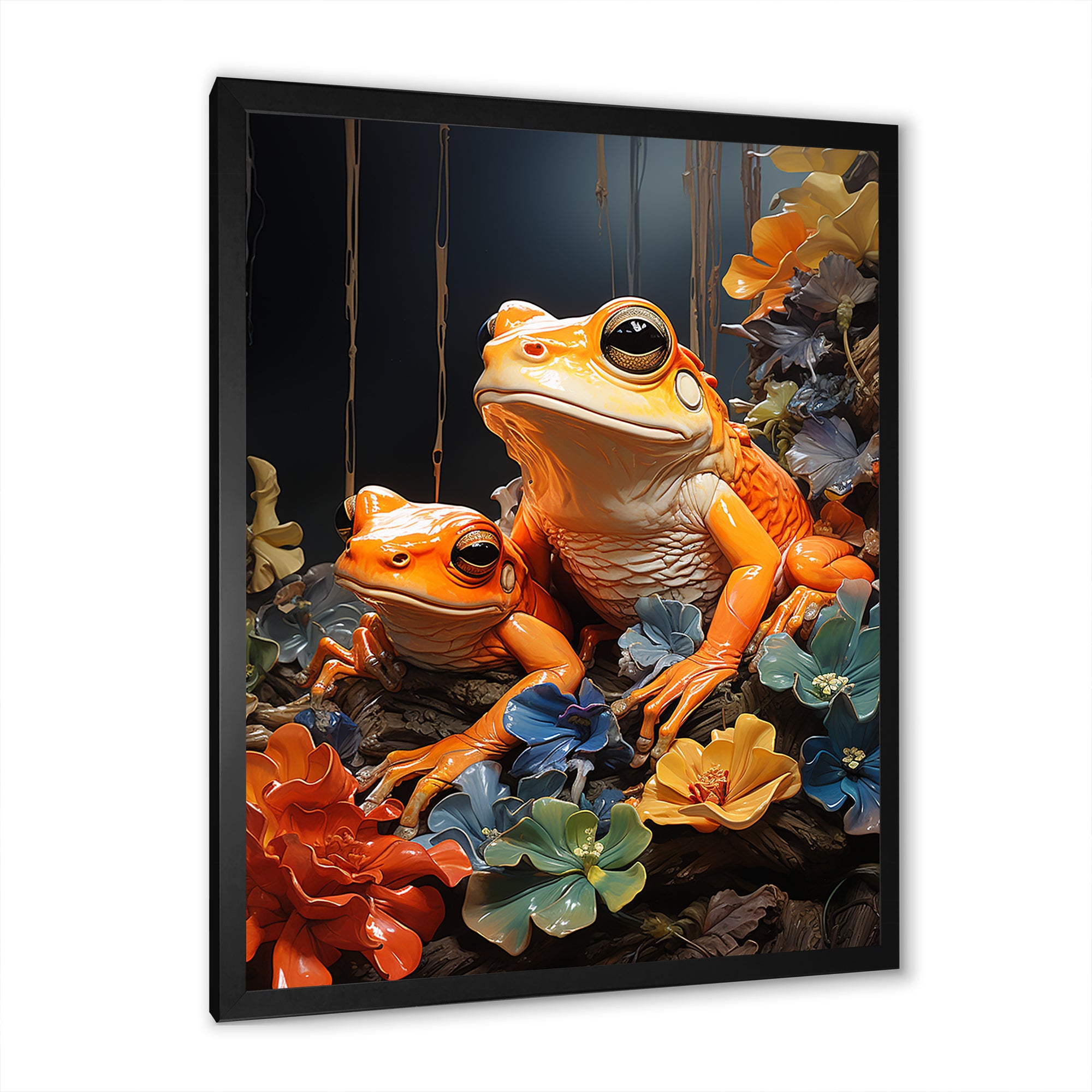 Expressionist Frog Spirit - Frog Wall Decor