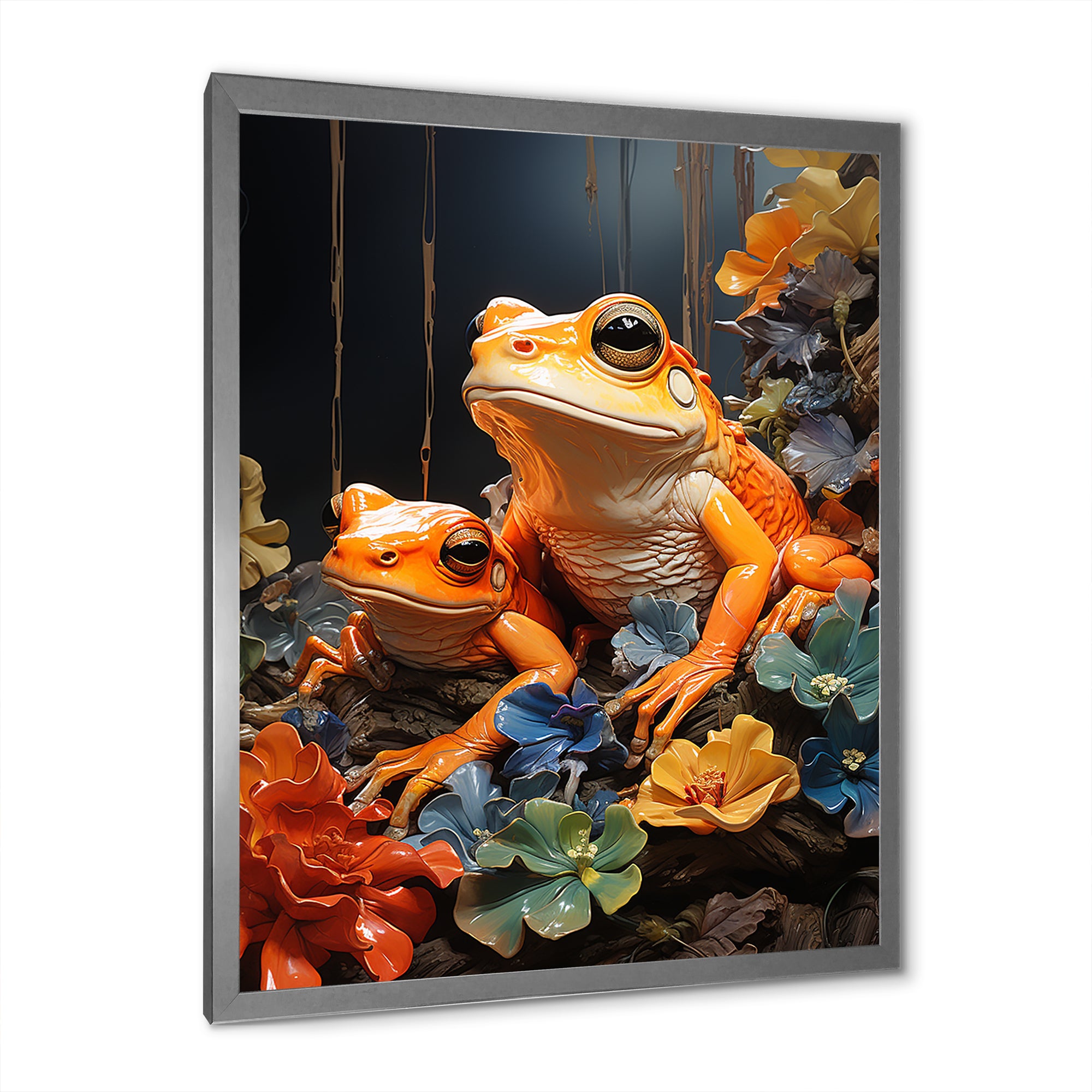 Expressionist Frog Spirit - Frog Wall Decor