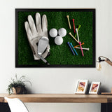 Golf Set Collage - Golf Canvas Wall Art