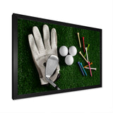 Golf Set Collage - Golf Canvas Wall Art