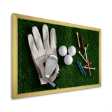 Golf Set Collage - Golf Canvas Wall Art