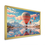 A Playful Hot Air Balloons Bliss - Hot Air Balloon Canvas Wall Art