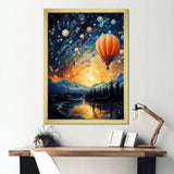 Hot Air Balloon Heavenly Bliss - Hot Air Balloon Canvas Wall Art