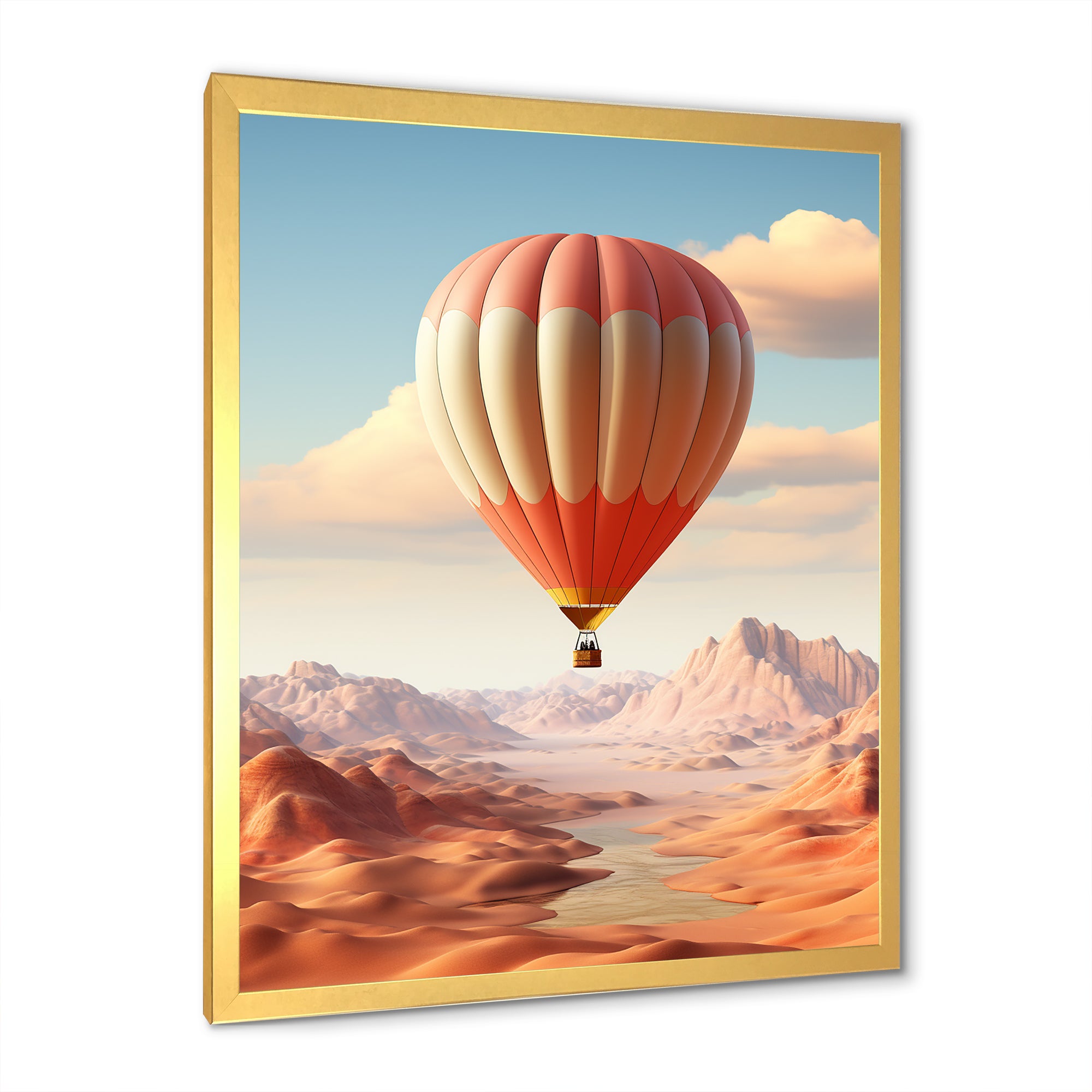 Hot Air Balloon Voyage In The Skies Harmony - Hot Air Balloon Canvas Wall Art