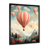 Classic Hot Air Balloon Charm - Hot Air Balloon Canvas Wall Art