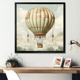Contemporary Balloon Voyage I - Hot Air Balloon Canvas Wall Art