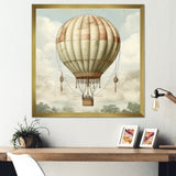 Contemporary Balloon Voyage I - Hot Air Balloon Canvas Wall Art