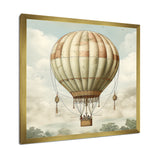 Contemporary Balloon Voyage I - Hot Air Balloon Canvas Wall Art