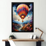 Fantasy Balloon Odyssey - Hot Air Balloon Canvas Wall Art