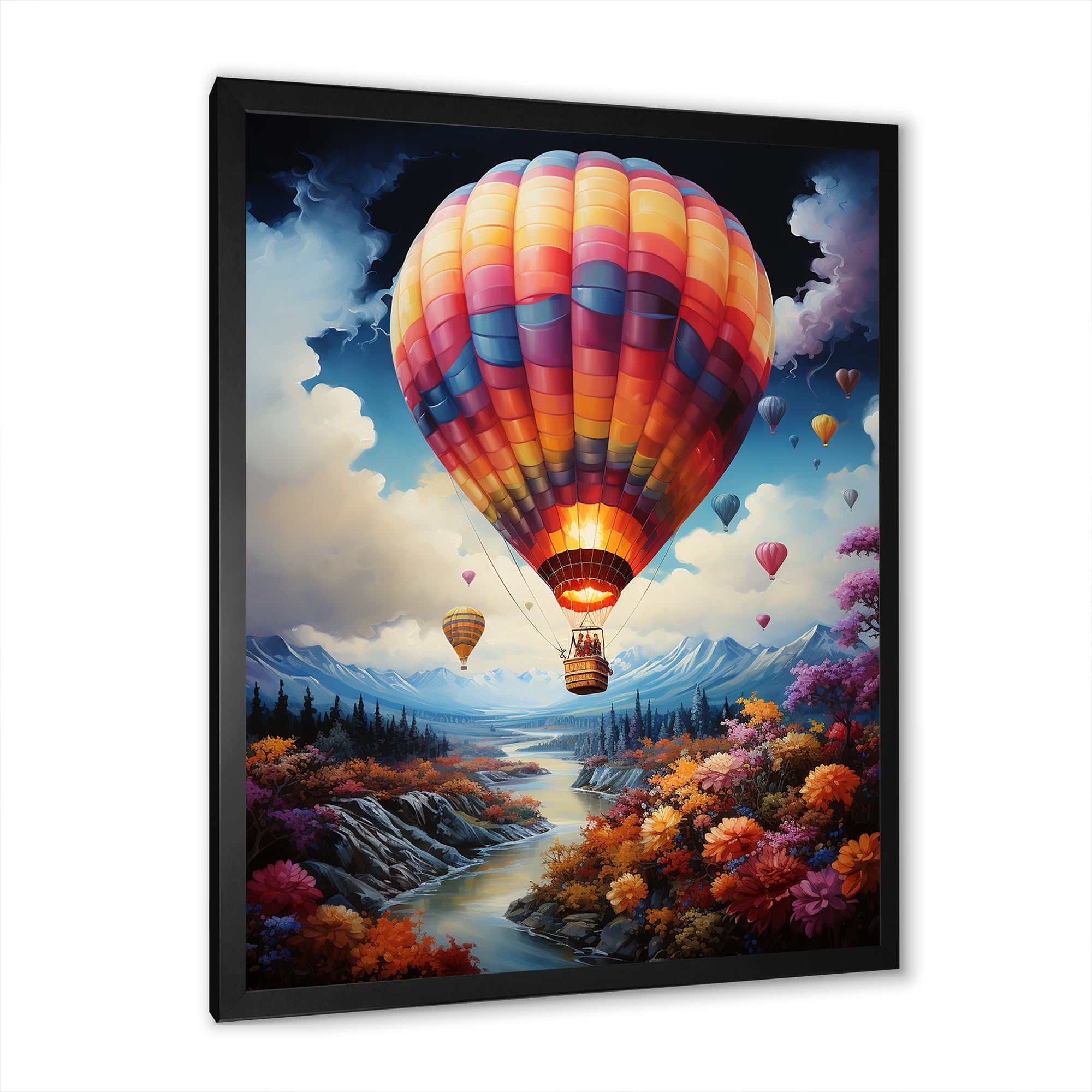 Fantasy Balloon Odyssey - Hot Air Balloon Canvas Wall Art
