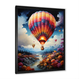 Fantasy Balloon Odyssey - Hot Air Balloon Canvas Wall Art