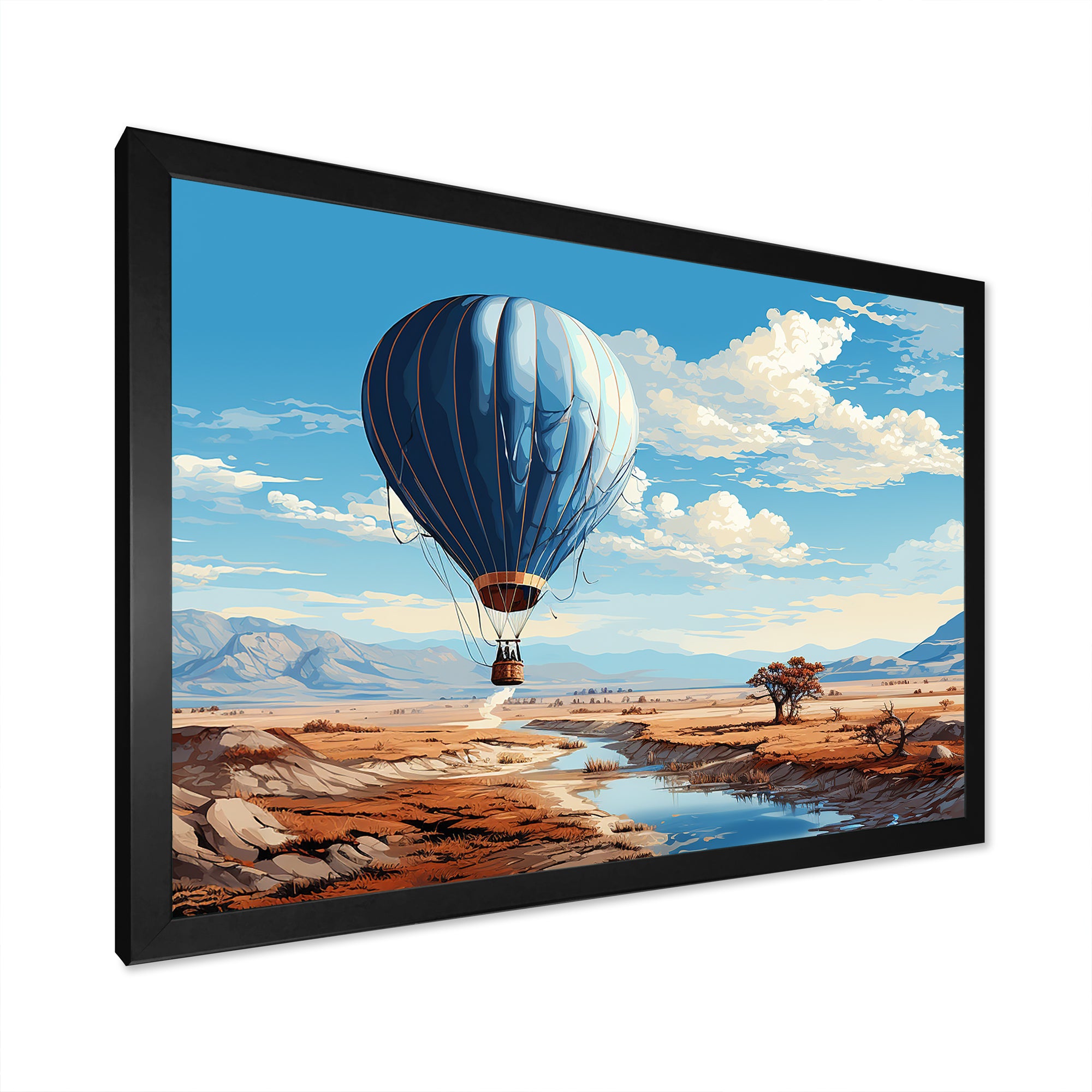 Hot Air Balloon Adventure Dessert - Hot Air Balloon Canvas Wall Art