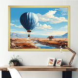 Hot Air Balloon Adventure Dessert - Hot Air Balloon Canvas Wall Art