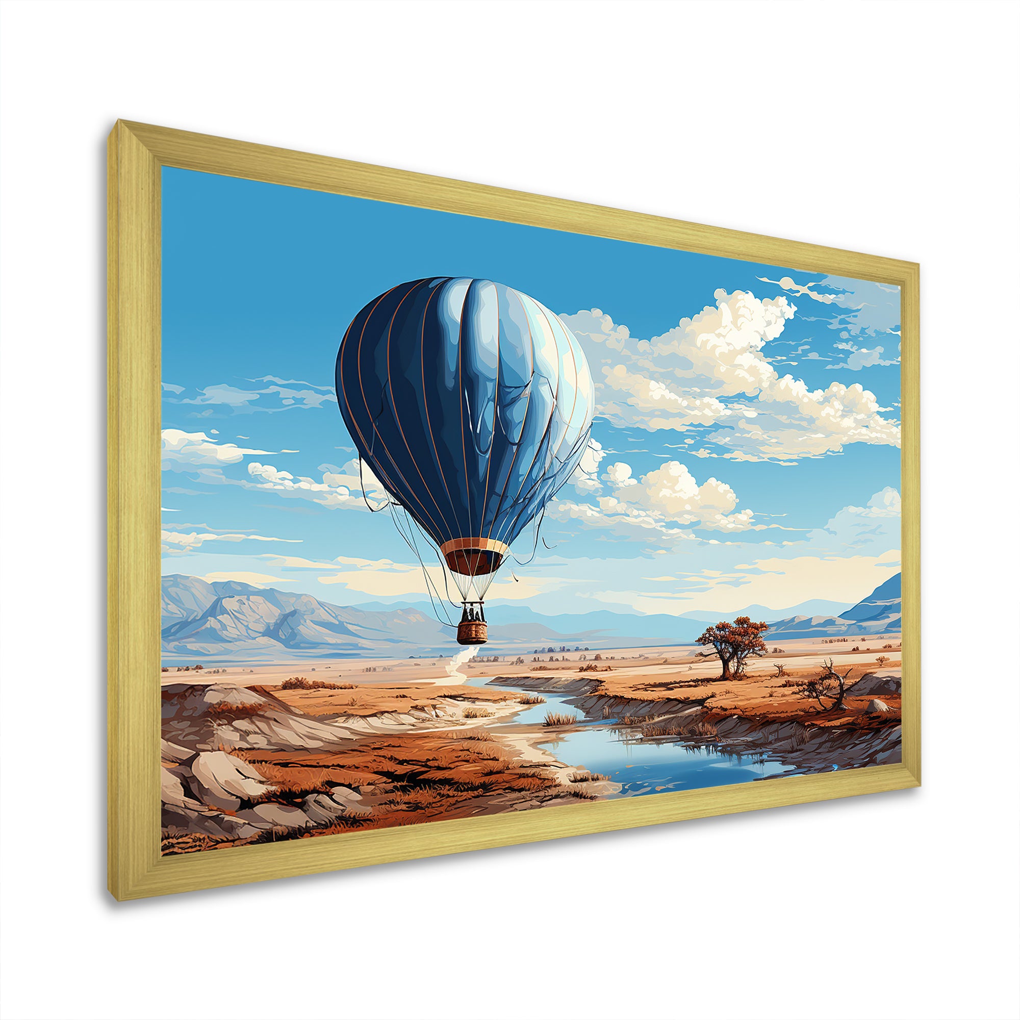 Hot Air Balloon Adventure Dessert - Hot Air Balloon Canvas Wall Art