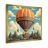Floating Dreamscape Hot Air Balloon - Hot Air Balloon Canvas Wall Art