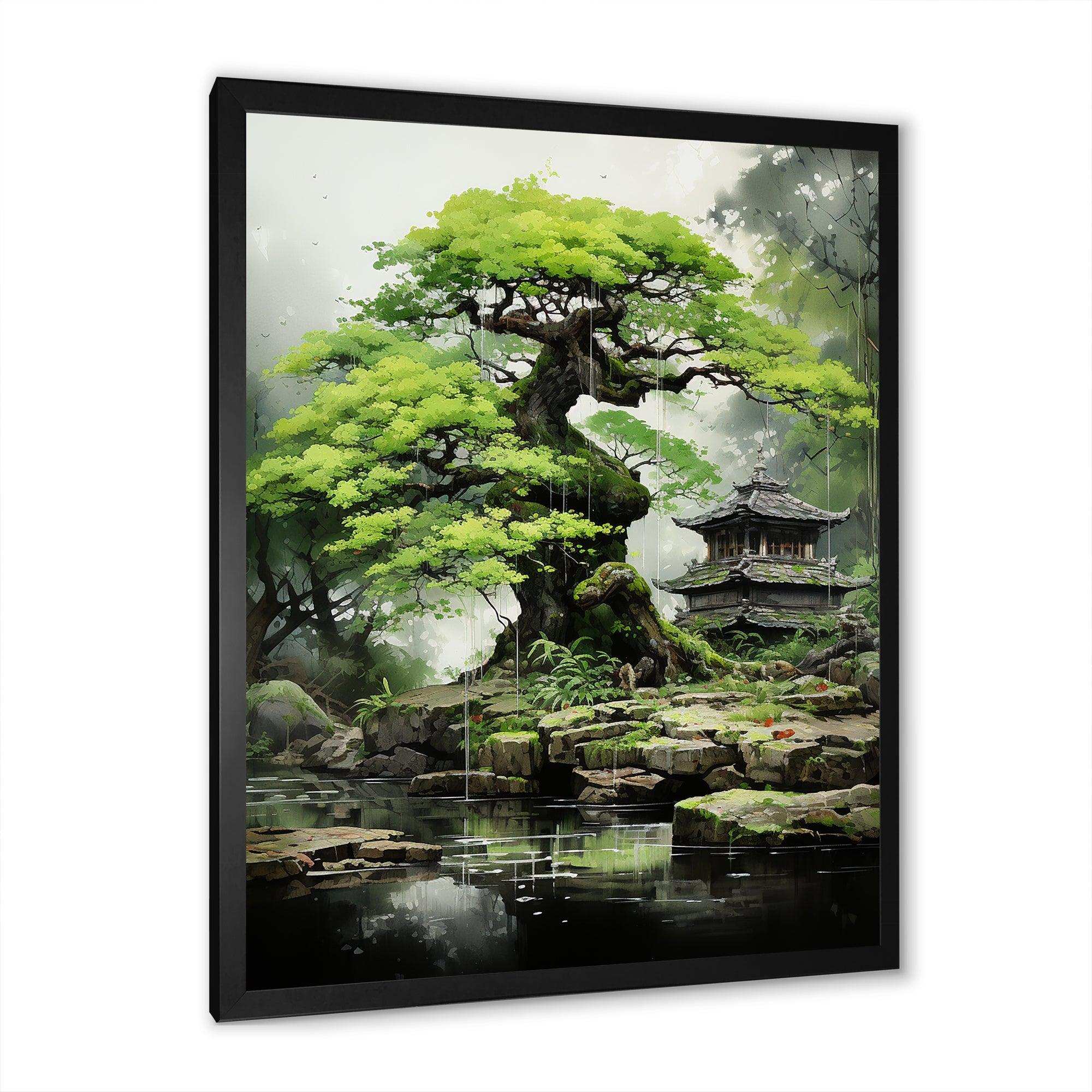 Japan Bonsai Serenity I - People Canvas Wall Art