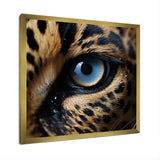 Blue Eyes Of The Jungle - Leopard Canvas Wall Art