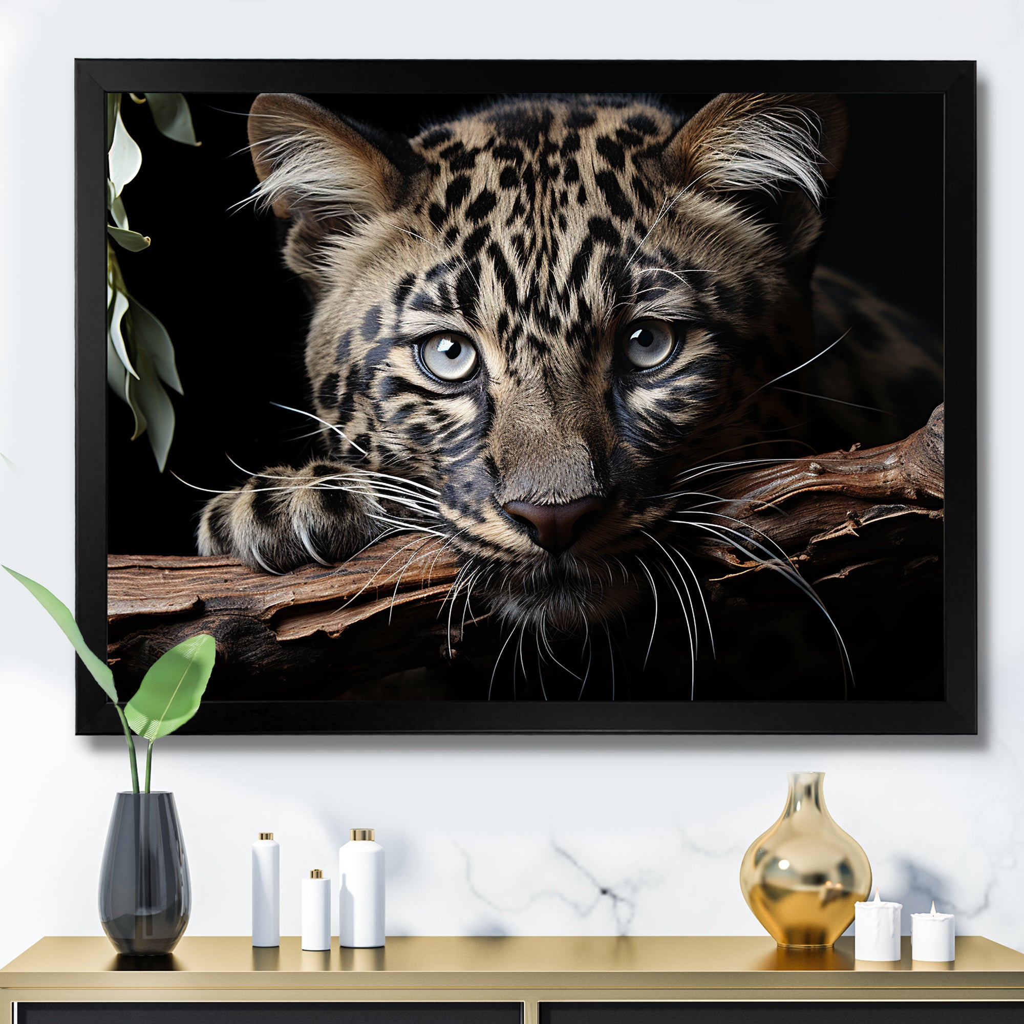 Leopards Graceful Elegance - Leopard Wall Decor