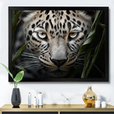 Jungle Leopard Stalk - Leopard Framed Canvas Art