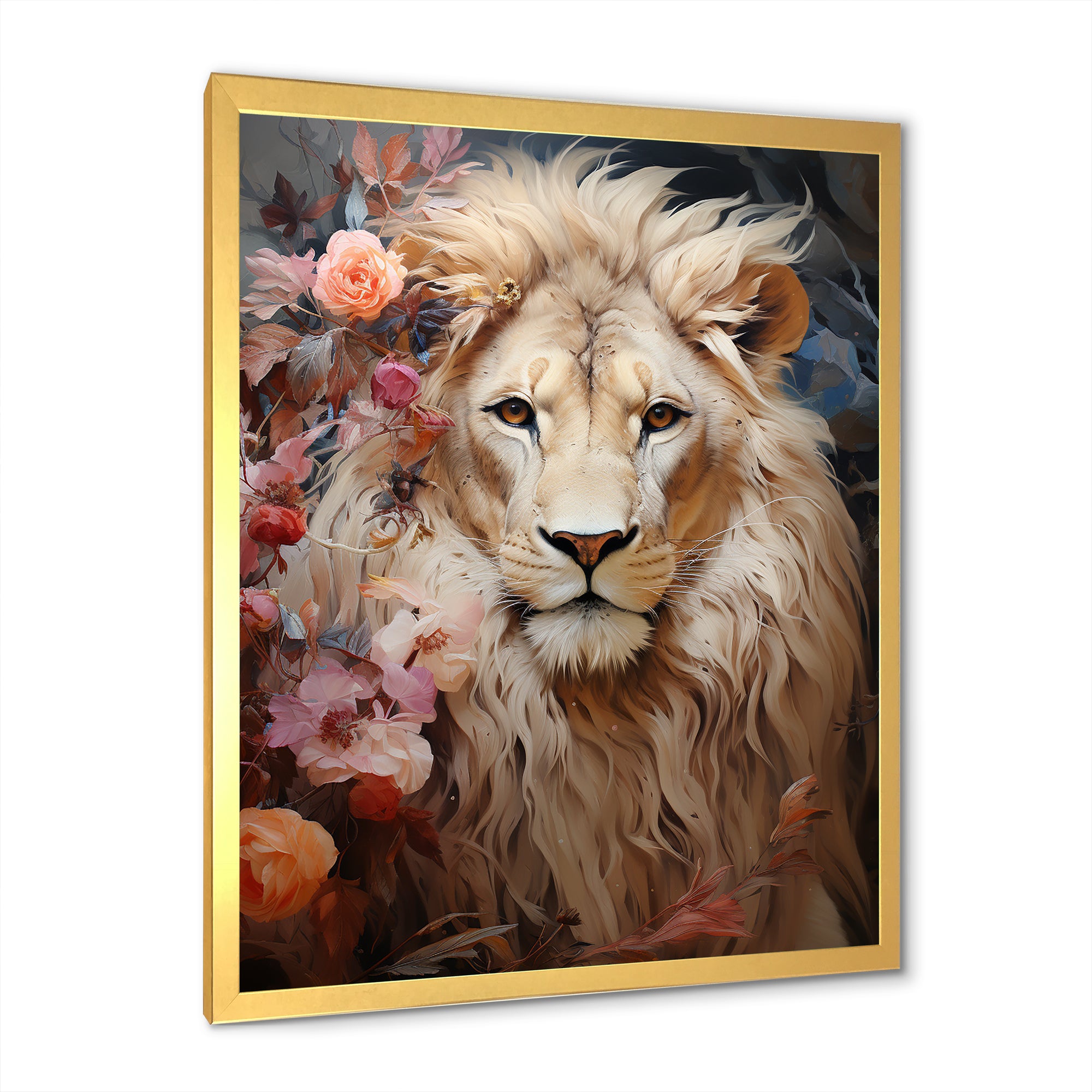 Lion Ethereal Presence Dreamy Hues - Lion Wall Art Prints