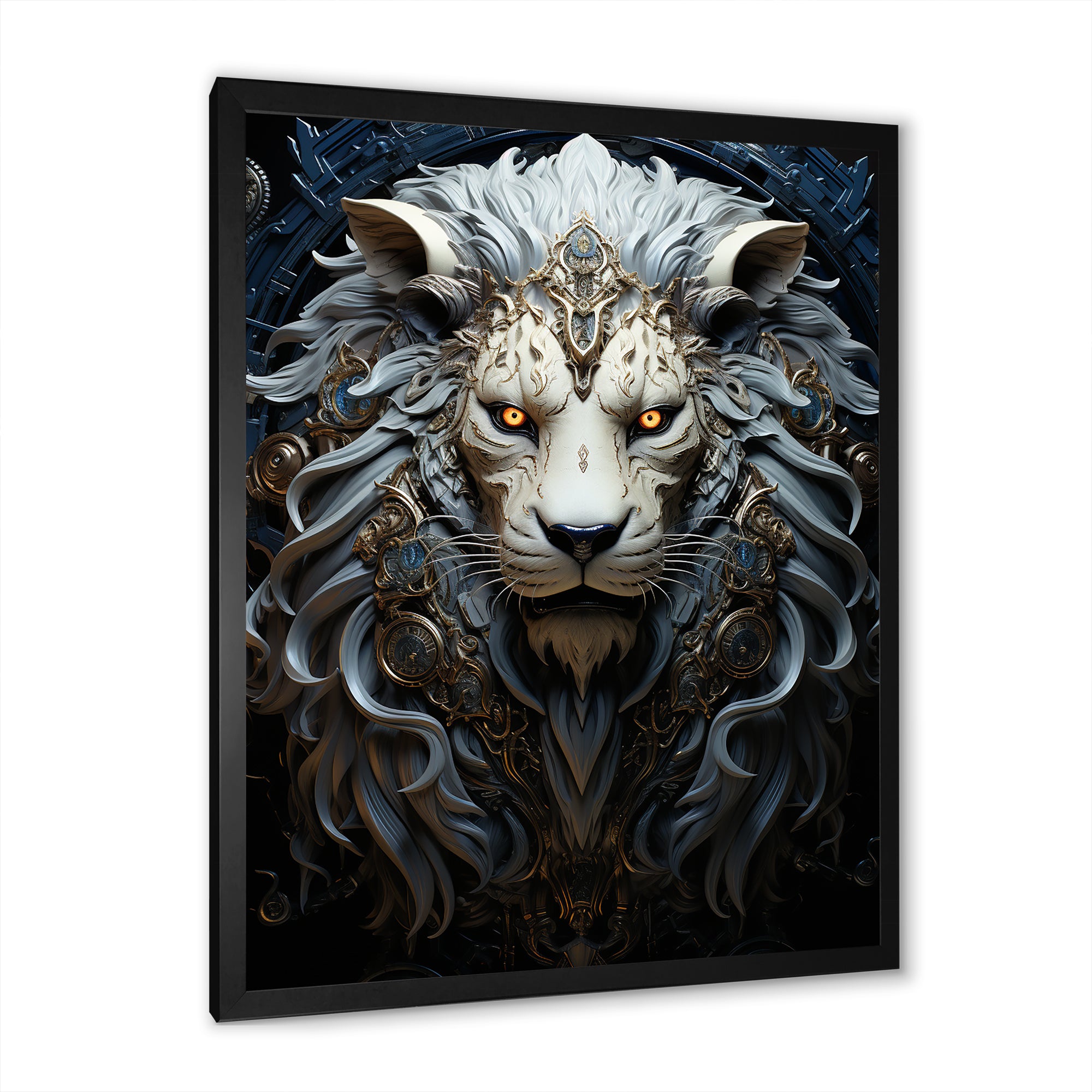 Lions Nocturnal Watch - Lion Wall Decor