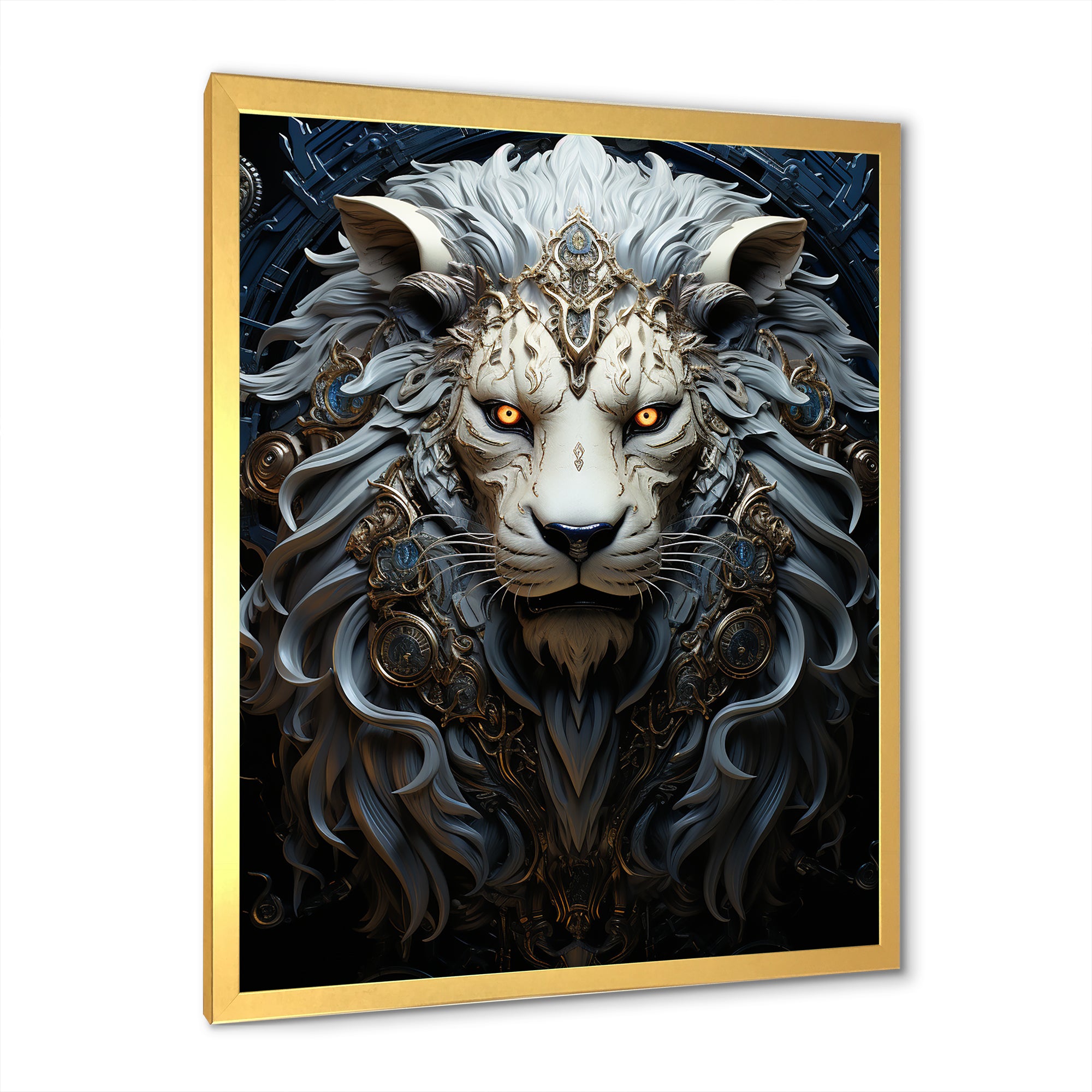 Lions Nocturnal Watch - Lion Wall Decor