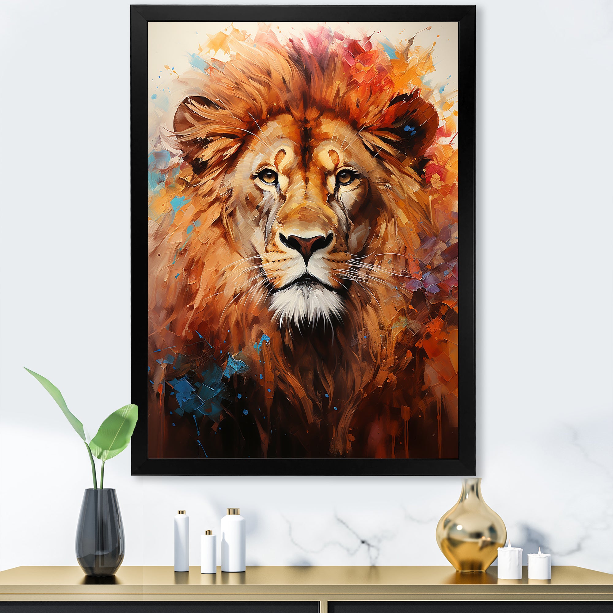 Lions Prideful Presence - Lion Wall Art Prints