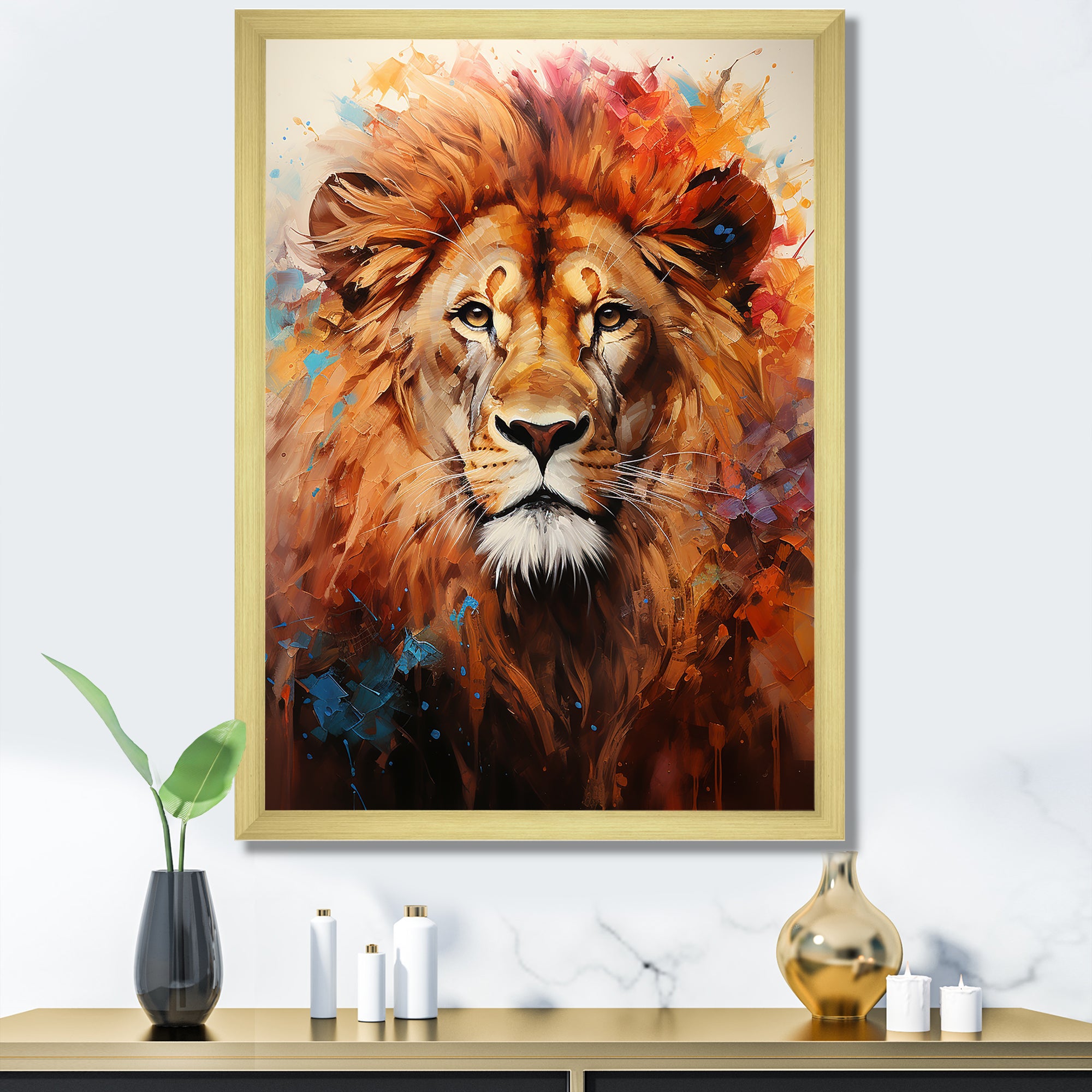 Lions Prideful Presence - Lion Wall Art Prints