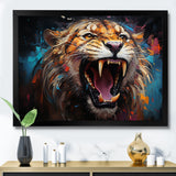 Lions Roaring Emotions - Lion Bedroom Wall Art