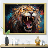 Lions Roaring Emotions - Lion Bedroom Wall Art