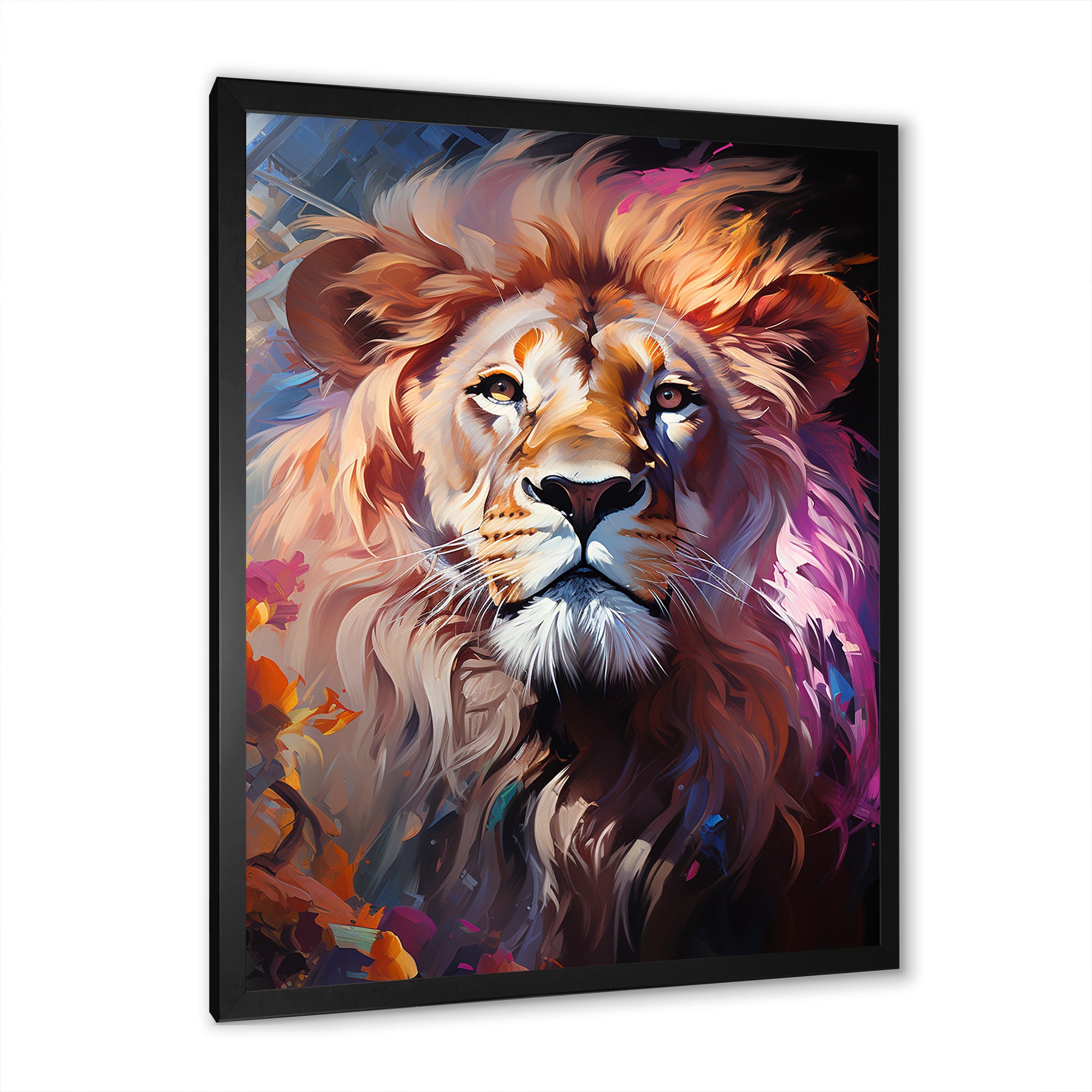 Lion Sun Kissed Mane Sovereign - Lion Wall Decor