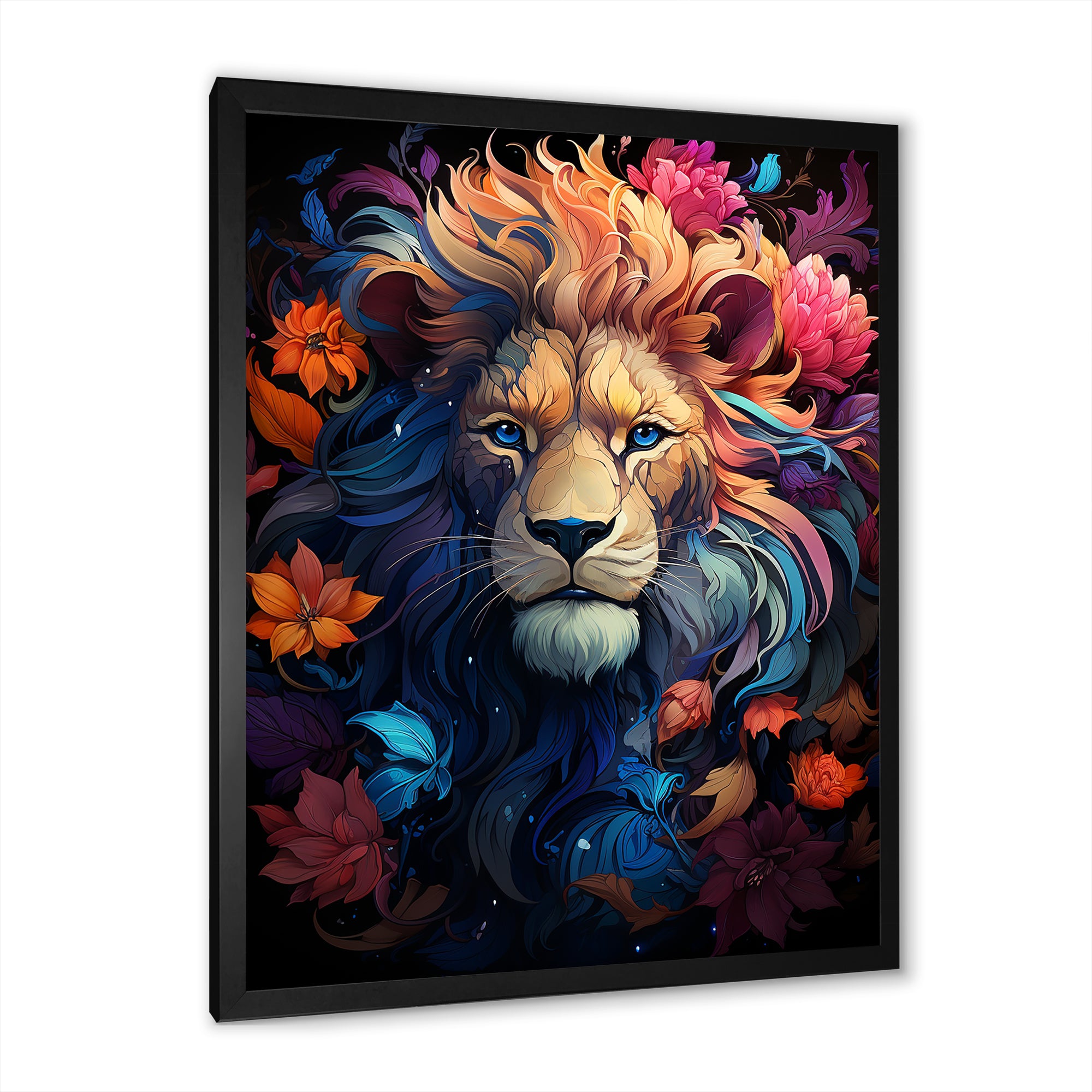 Lions Twilight Monarch - Lion Wall Art Prints