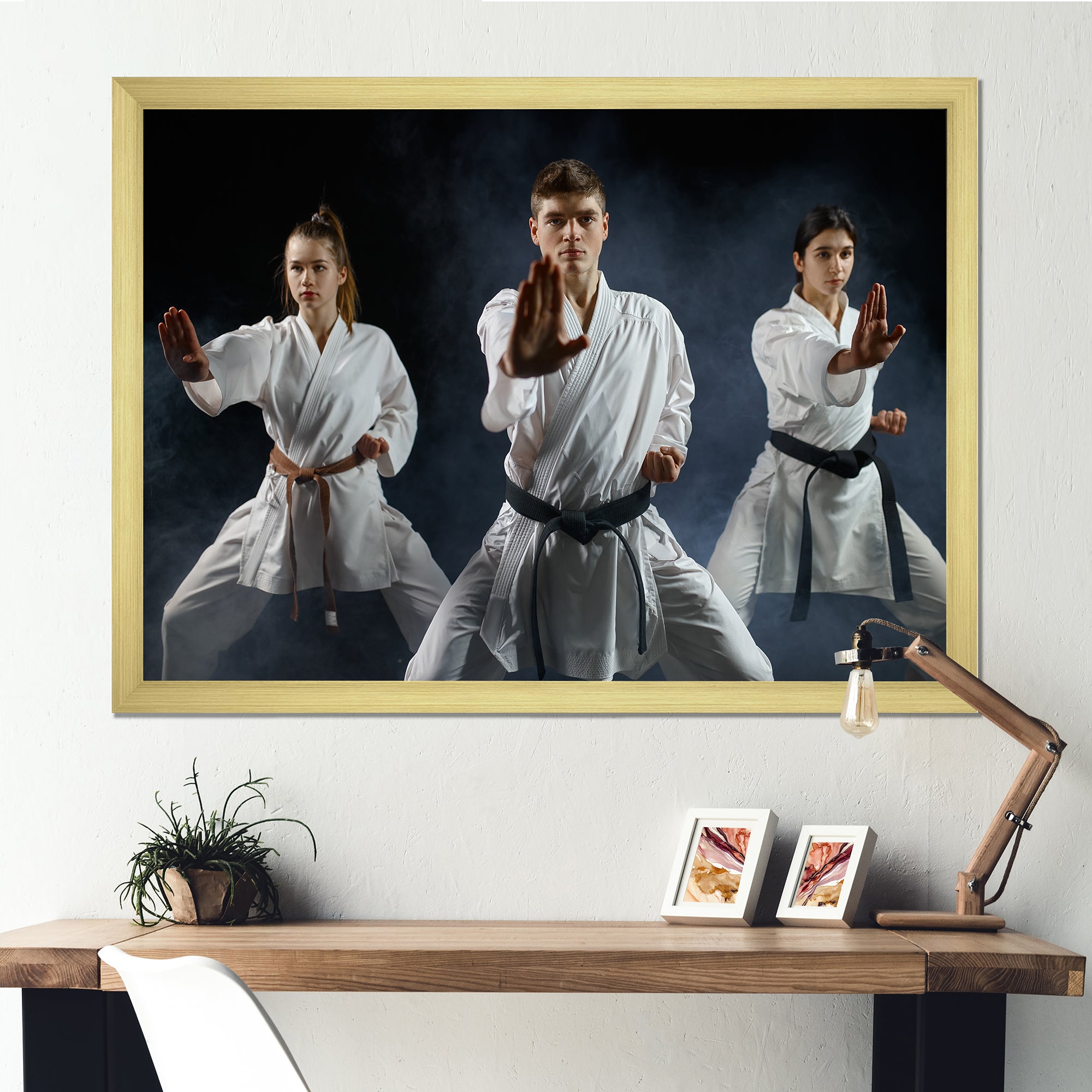 Martial Arts Fight Training Studio - Martial Arts Canvas Wall Art