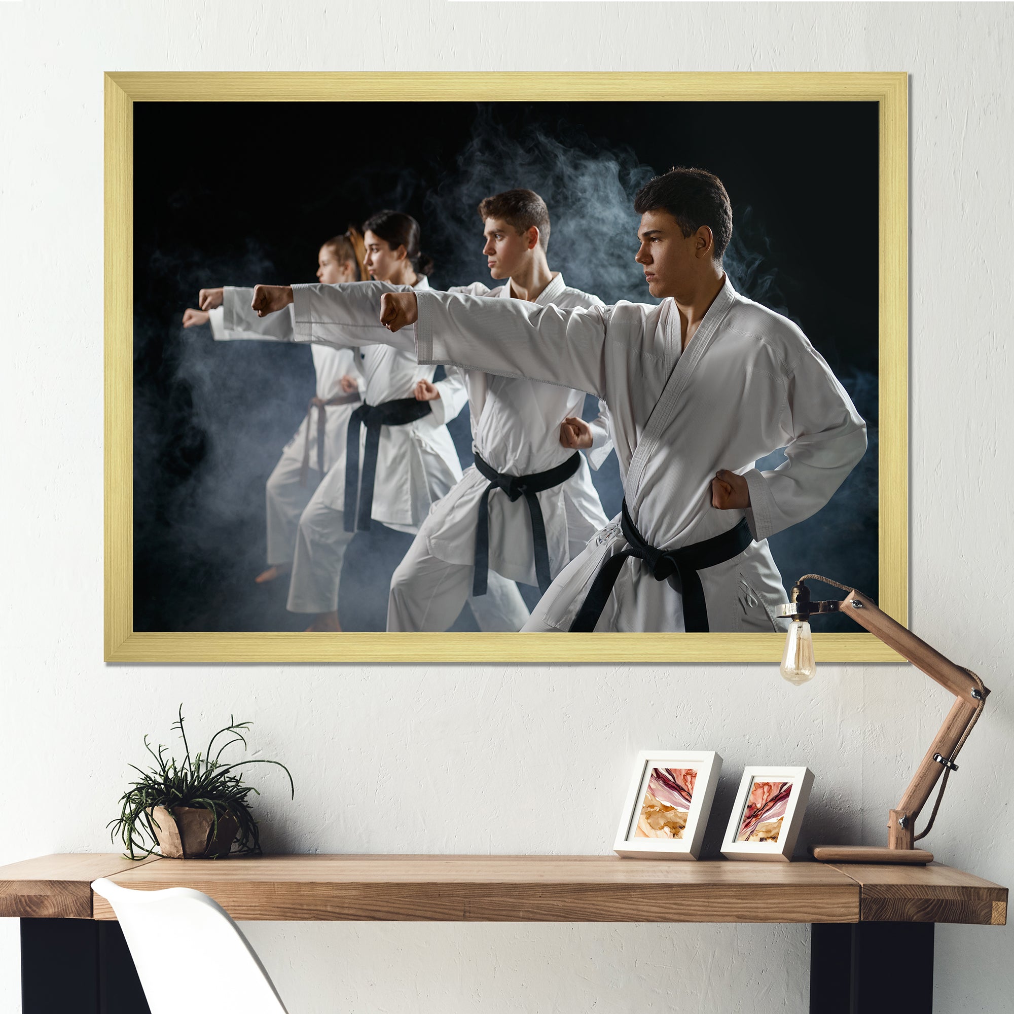 Martial Arts Fight Training Studio I - Martial Arts Canvas Wall Art