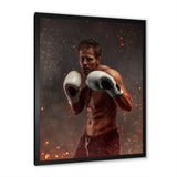 Portrait Martial Arts Fighter - Martial Arts Canvas Wall Art