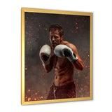 Portrait Martial Arts Fighter - Martial Arts Canvas Wall Art